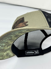 Load image into Gallery viewer, BRM Leather Patch w/ Musky Scale Bill - OD Green / Black
