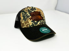 Load image into Gallery viewer, BRM Leather Patch -Blotch Camo Hat
