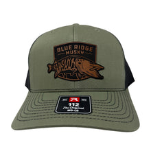 Load image into Gallery viewer, BRM Leather Patch - OD Green/ Black

