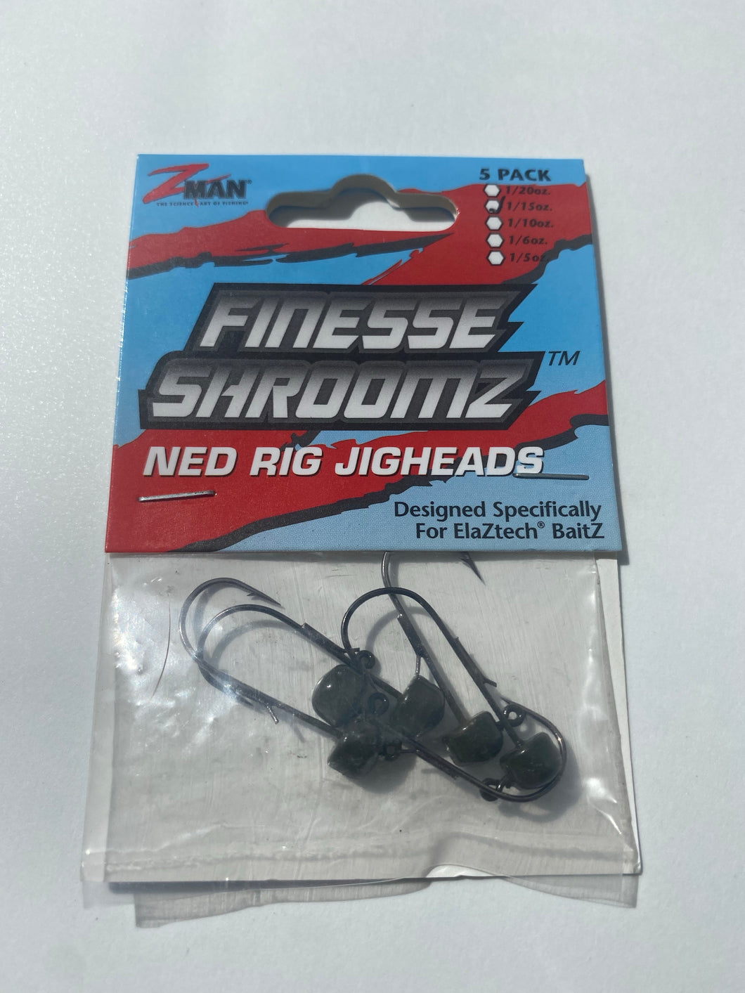 ZMan Finesse Shrooms - NED Rig JigHeads ( 5-Pk )