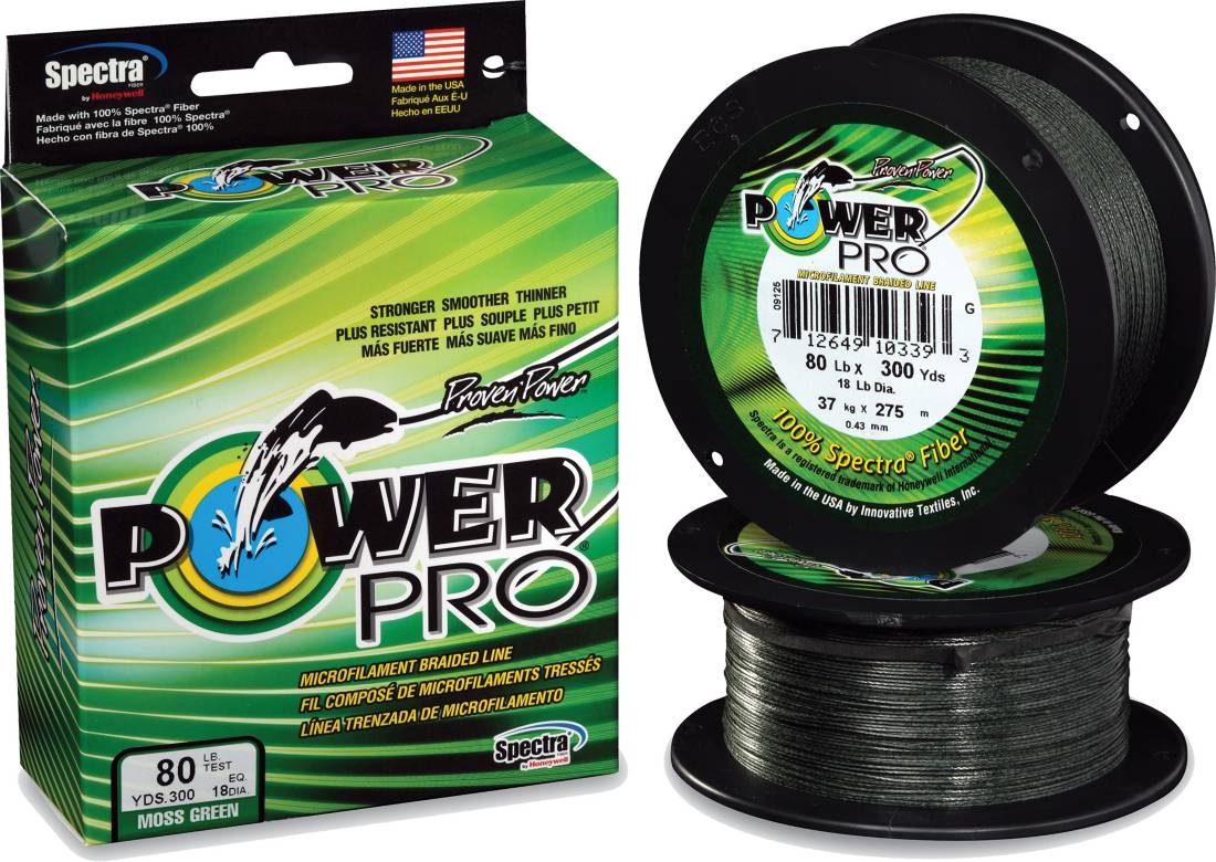 15 lb braided fishing line PowerPro Braided Line - 15lb